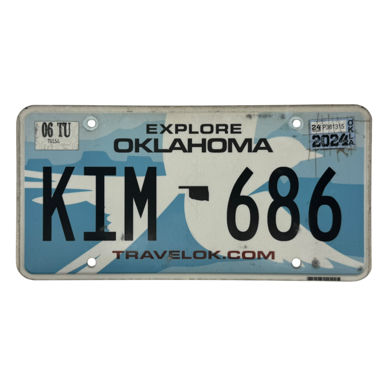 Placa de Oklahoma Placa de Oklahoma