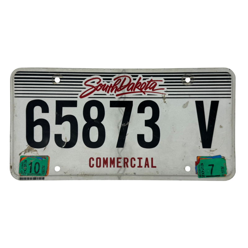 South Dakota license plate