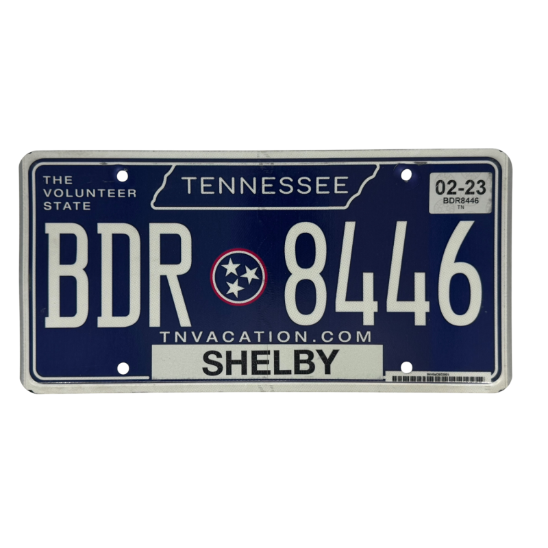 Tennessee -Nummernschild Tennessee -Nummernschild