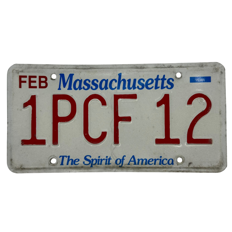 Massachusetts Nummernschild Massachusetts Nummernschild