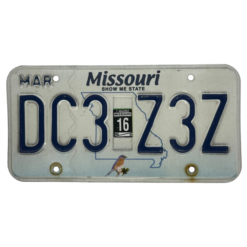 Missouri Nummernschild
