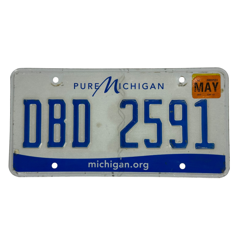 Michigan Nummernschild Michigan Nummernschild