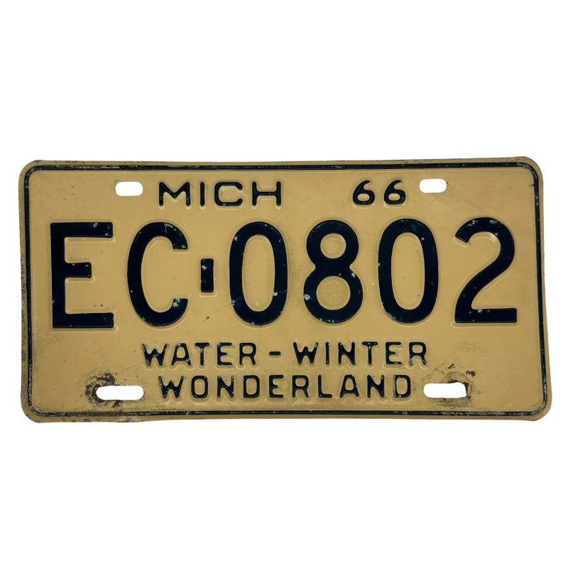 Michigan Nummernschild Michigan Nummernschild