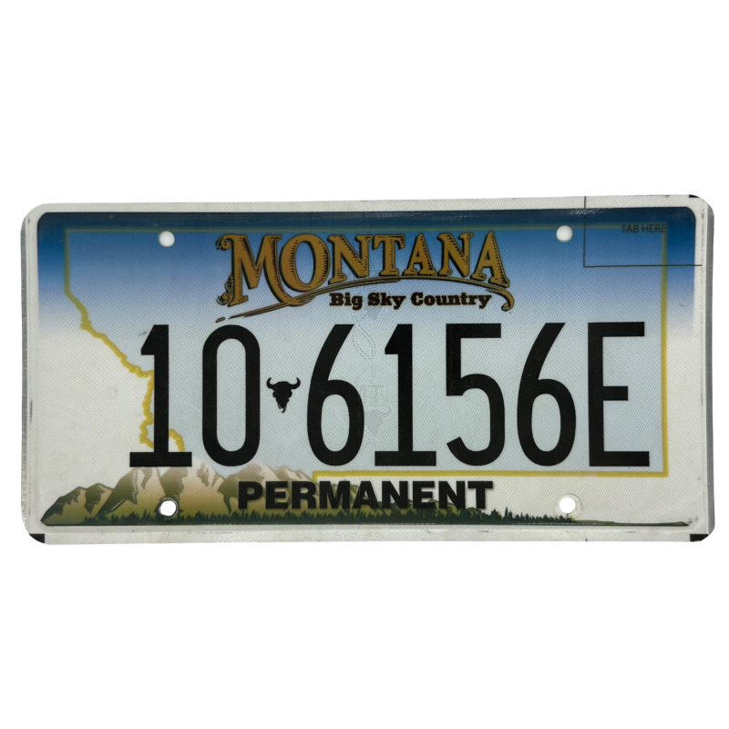 Montana Nummernschild Montana Nummernschild