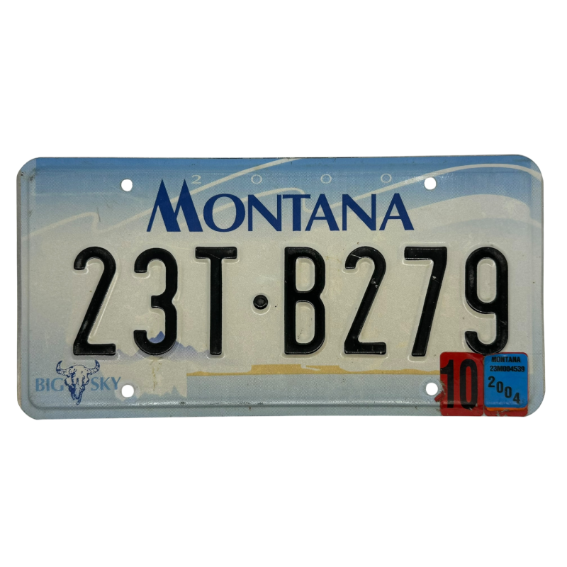 Montana Nummernschild Montana Nummernschild