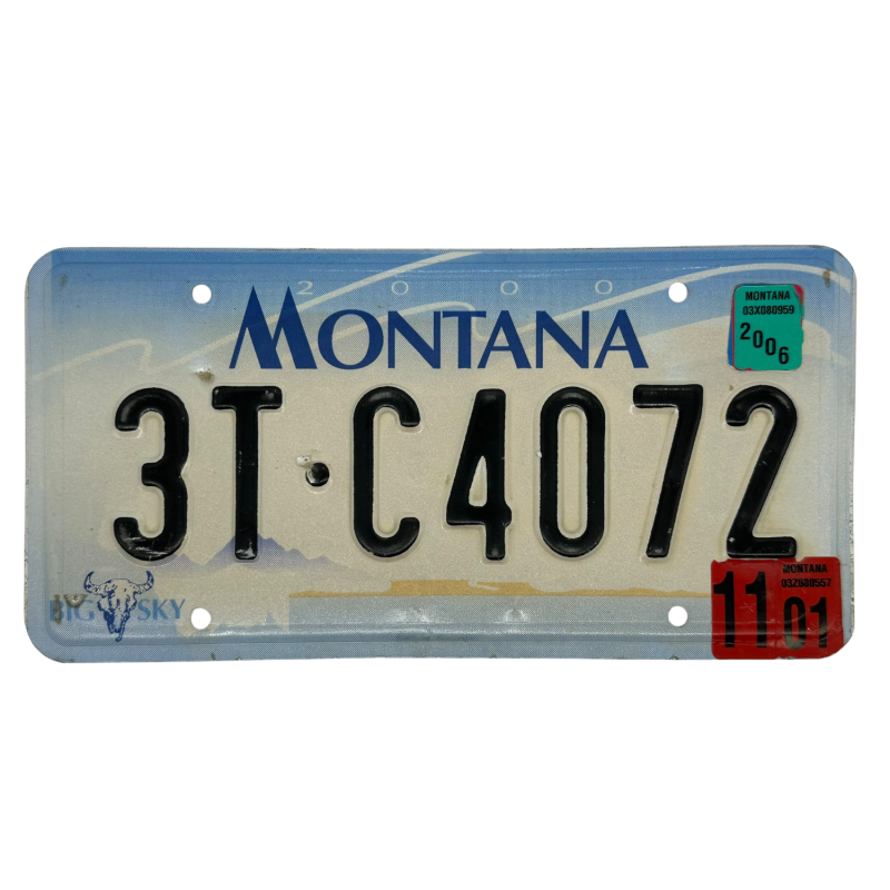 Montana Nummernschild Montana Nummernschild