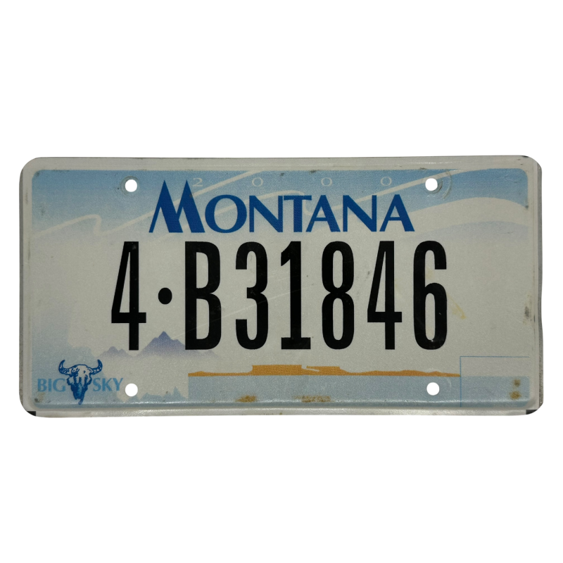 Montana Nummernschild Montana Nummernschild