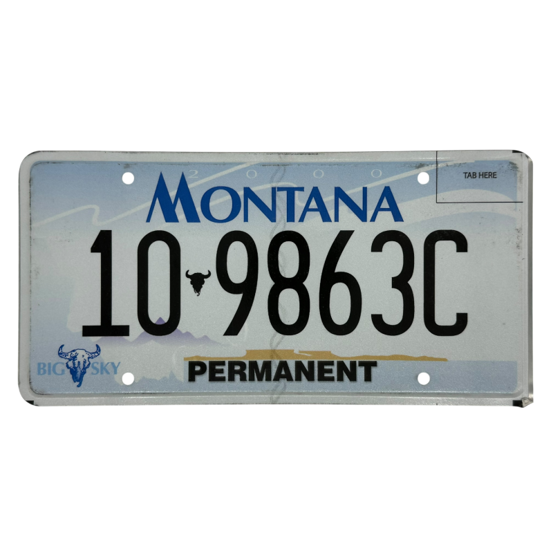 Montana Nummernschild Montana Nummernschild