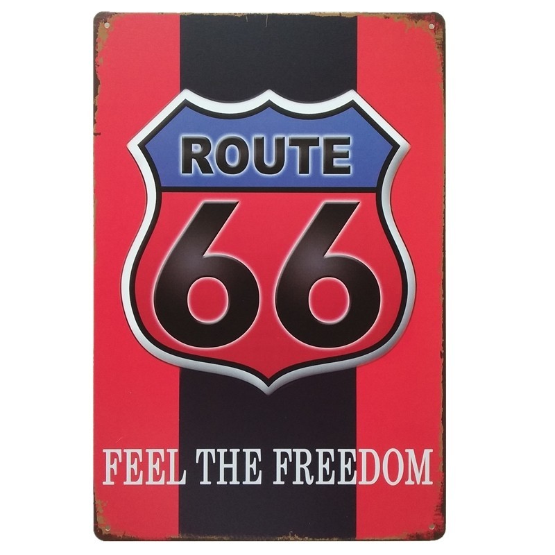 Placa decorativa vintage, hoja retro decorativa 20x30cm