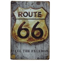 Placa decorativa vintage, hoja retro decorativa 20x30cm