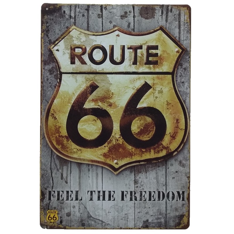 Placa decorativa vintage, hoja retro decorativa 20x30cm