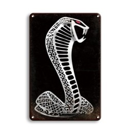 Placa decorativa vintage, hoja retro decorativa 20x30cm