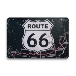 Placa decorativa vintage, hoja retro decorativa 20x30cm