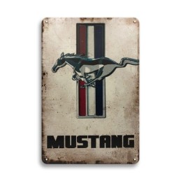 Placa decorativa vintage, hoja retro decorativa 20x30cm
