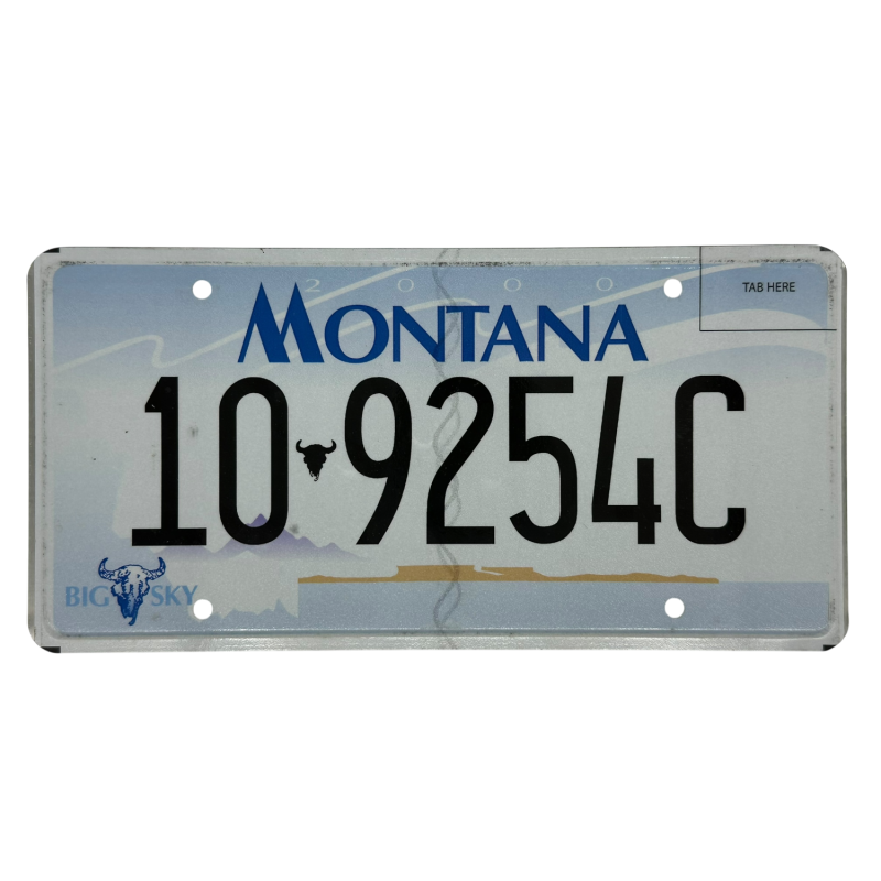 Montana Nummernschild