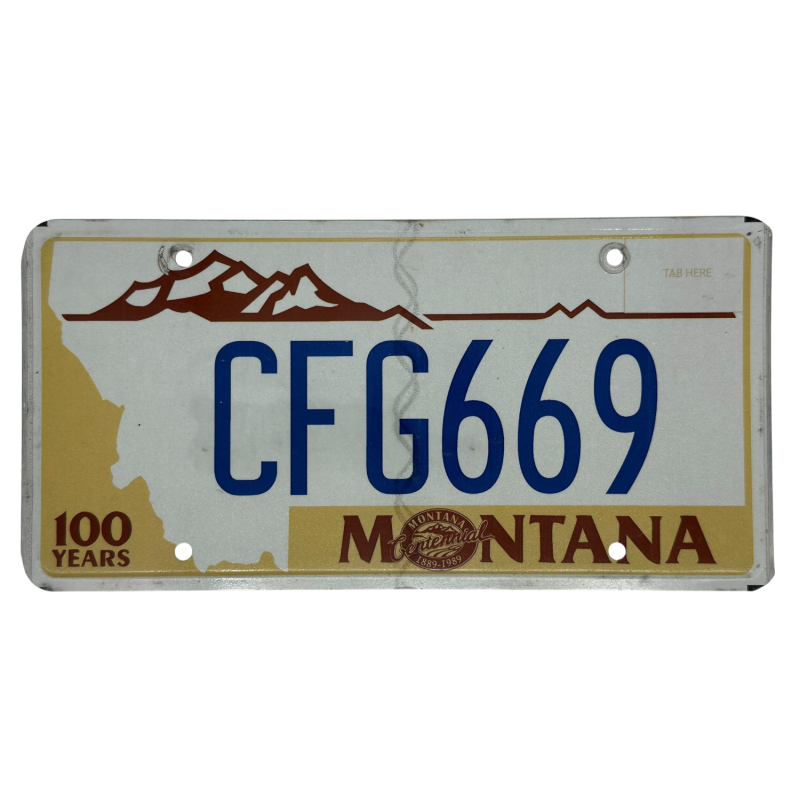 Montana Nummernschild