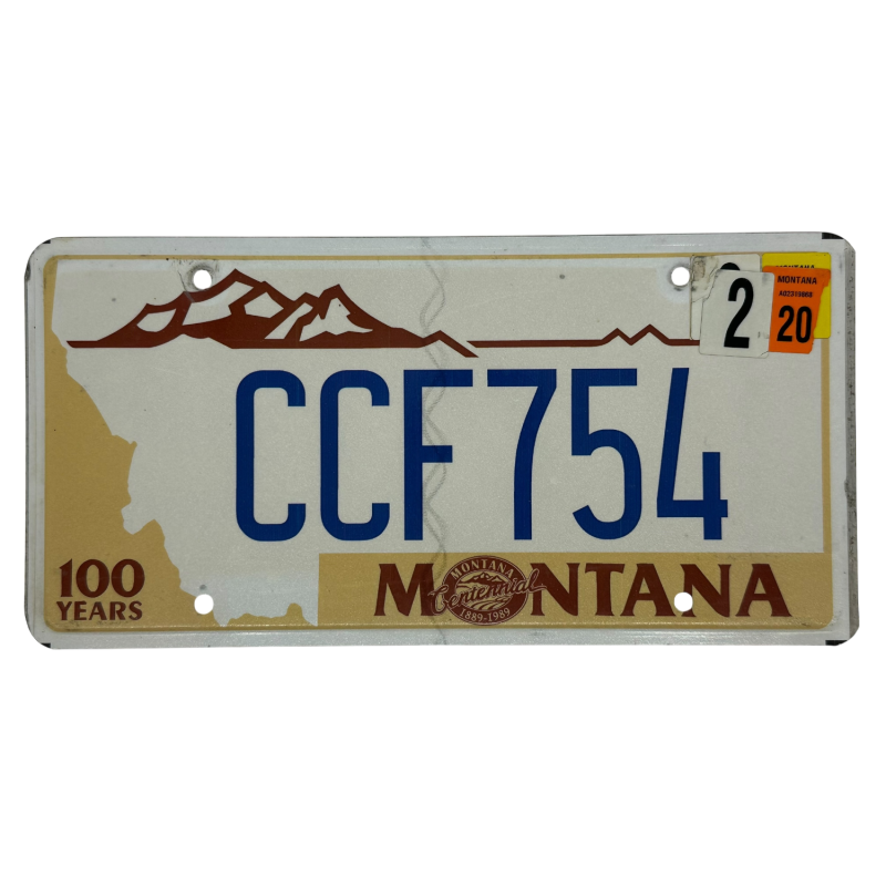 Montana Nummernschild