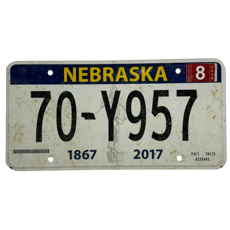 Placa de Nebraska Placa de Nebraska