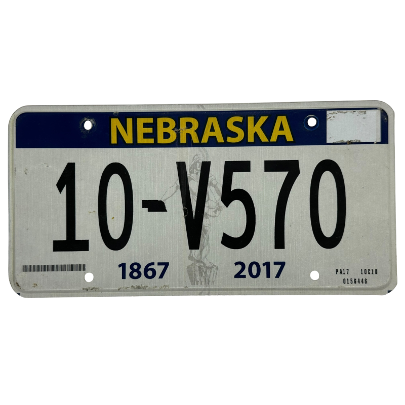 Placa de Nebraska Placa de Nebraska