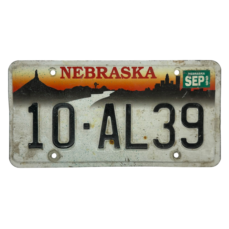 Placa de Nebraska Placa de Nebraska