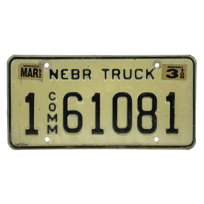 Placa de Nebraska Placa de Nebraska