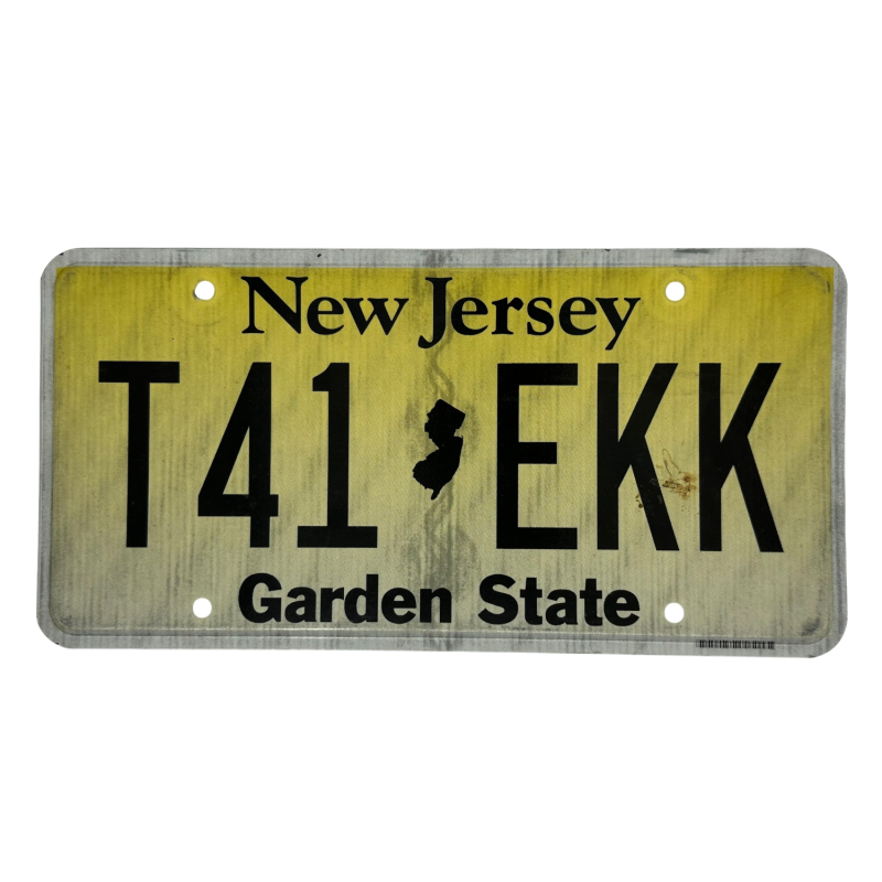 Placa de New Jersey Placa de New Jersey