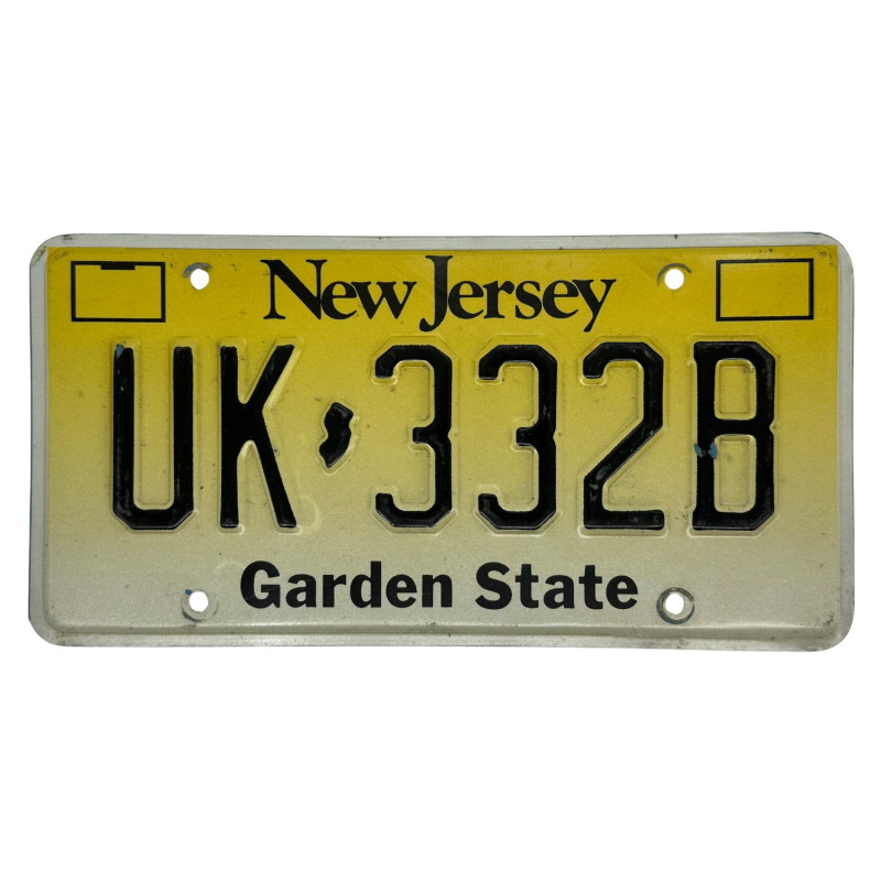 Placa de New Jersey Placa de New Jersey