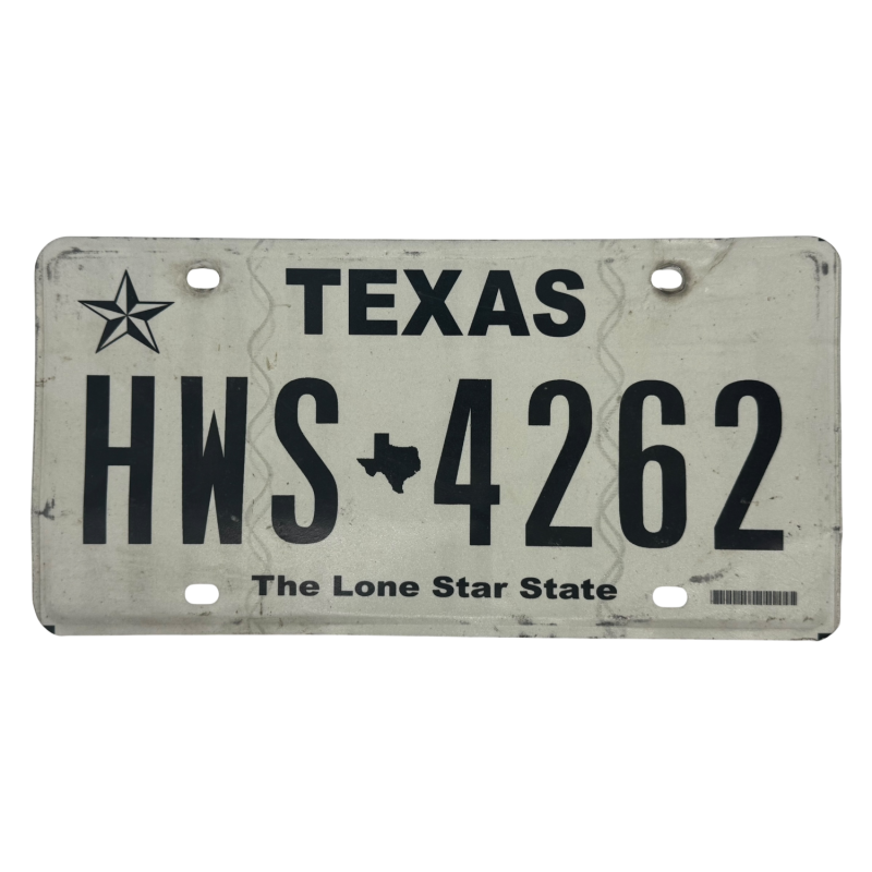 Plaque d'immatriculation du Texas