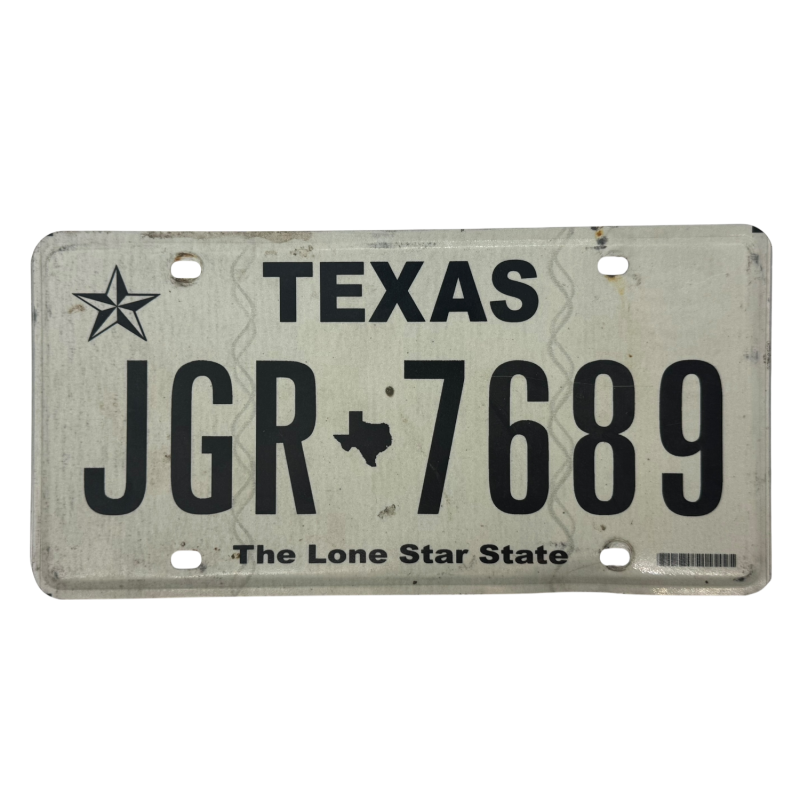 Plaque d'immatriculation du Texas