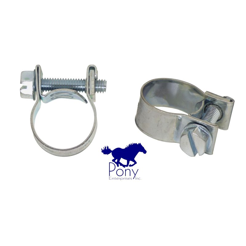 Power steering return hose clamps (pair) 64-73