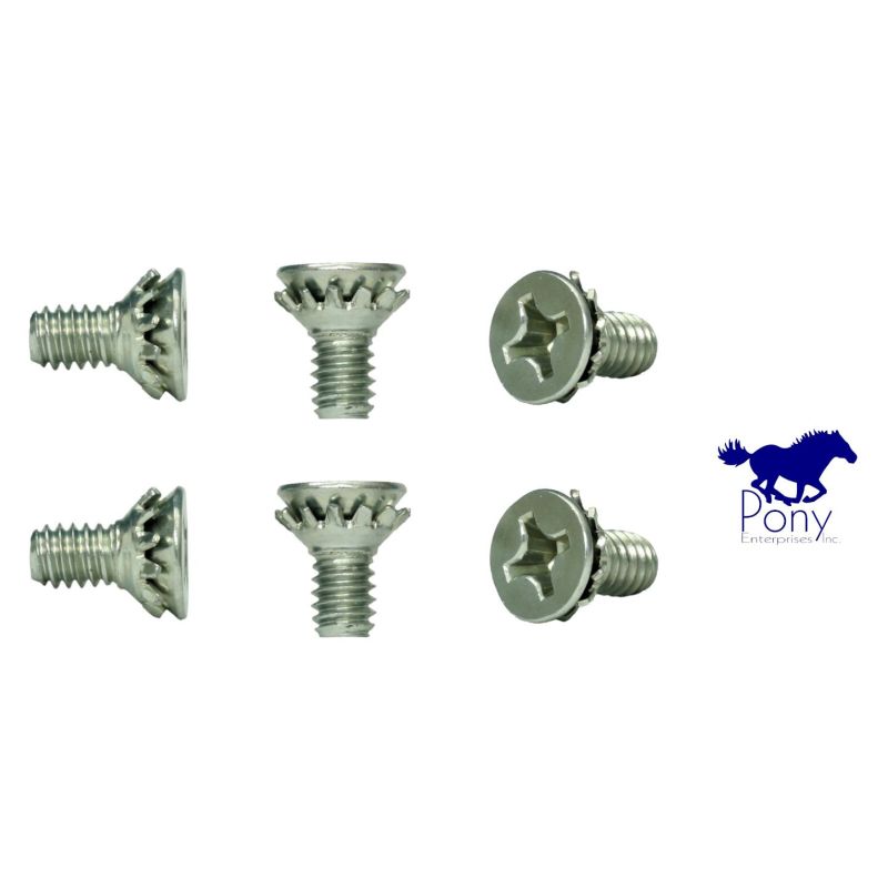 1964 - 1970 Ford Mustang Schraubensatz Türschloss / Pony Enterprises PE400 356782-S