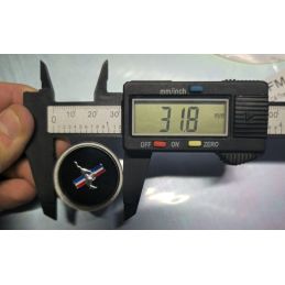 Mustang Horn panel emblem with Classic Mustang Logo 68
