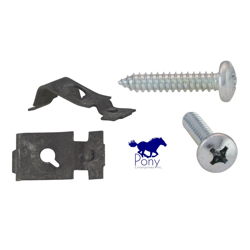 1964 - 1966 Ford Mustang Haltklammern und Schrauben Armlehne Tür / Pony Enterprises 483 1964 - 1966 Ford Mustang Haltklammern und Schrauben Armlehne Tür / Pony Enterprises 483