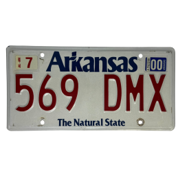 Arkansas Nummernschild