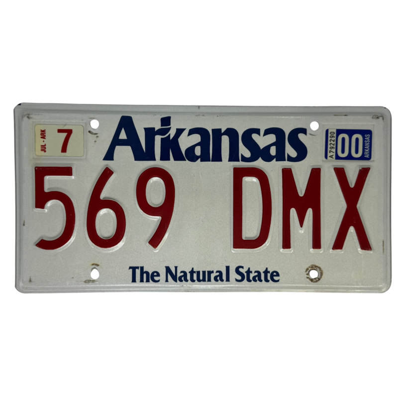 Arkansas Nummernschild Arkansas Nummernschild