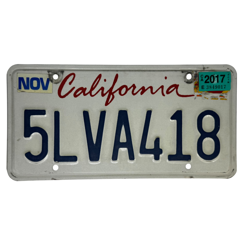 Targa della California