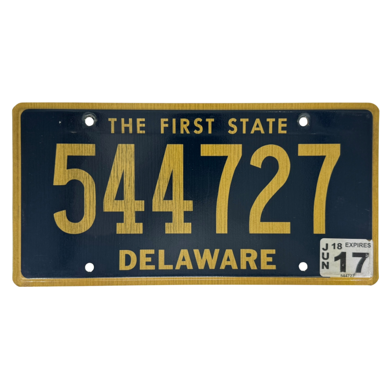 Delaware -Kennzeichen Delaware -Kennzeichen