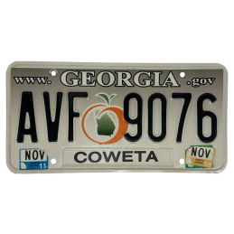 Georgia Nummernschild