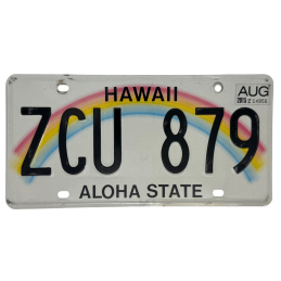 California -Nummernschild