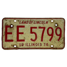 Illinois Nummernschild