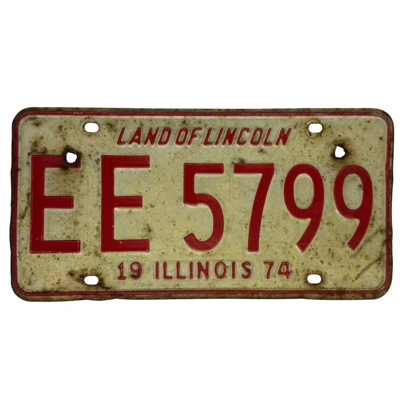 Plaque d'immatriculation de l'Illinois Plaque d'immatriculation de l'Illinois