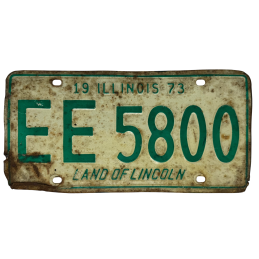 Illinois Nummernschild
