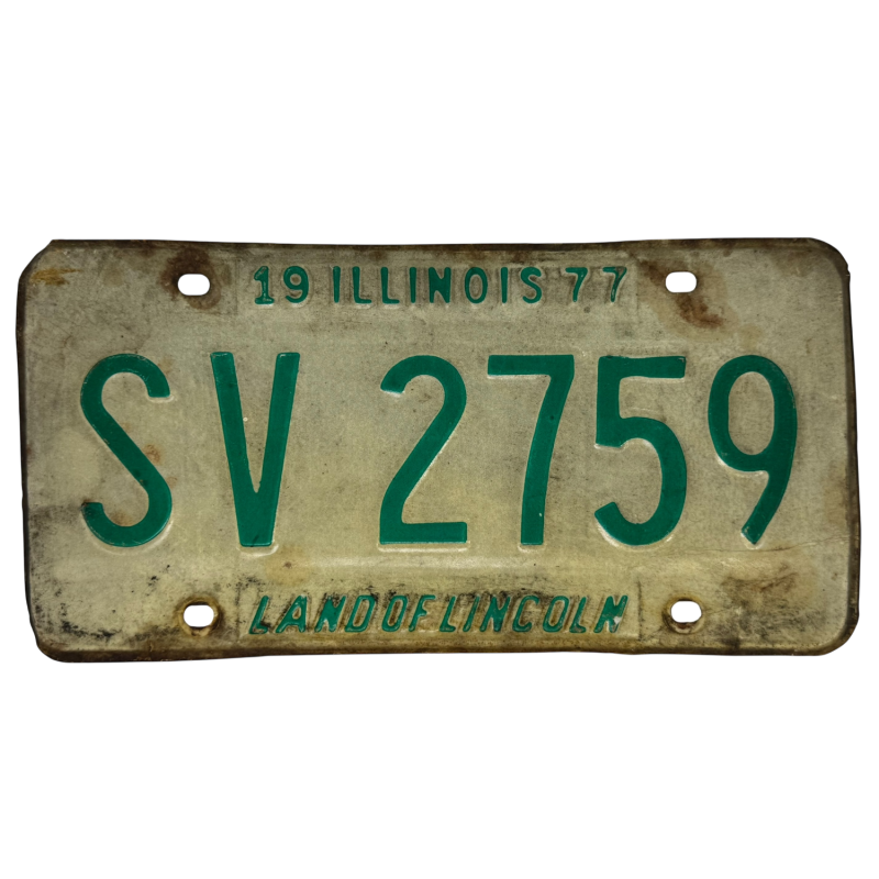 Illinois Nummernschild Illinois Nummernschild