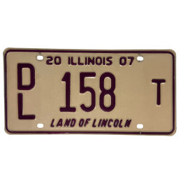 Illinois Nummernschild