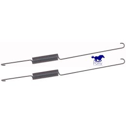 Convertible top compartment tension springs short (pair) 64-66