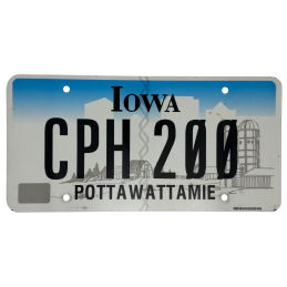 Iowa -Nummernschild