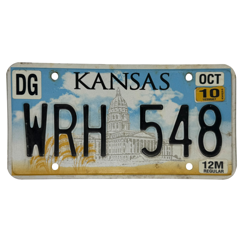 Kansas Nummernschild Kansas Nummernschild