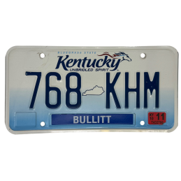 Kentucky -Nummernschild