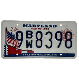 Placa de matrícula de Maryland