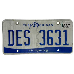 Michigan Nummernschild